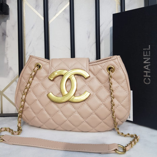 Chanel Quilted CC Messenger