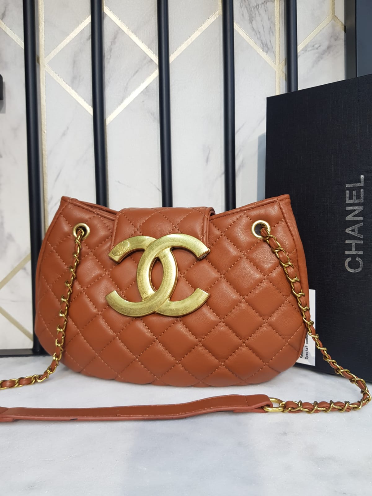 Chanel Quilted CC Messenger